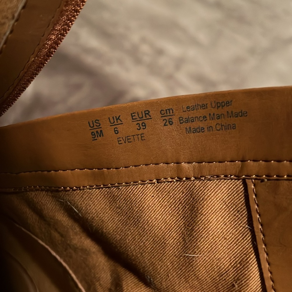 Franco Sarto Brown Leather Mid-Calf Heeled Boots - Picture 5 of 9